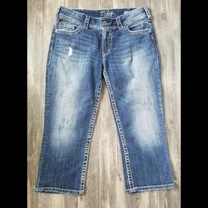 Silver Suki Surplus Capri